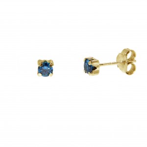 Gold earrings 10kt, 12-3BO